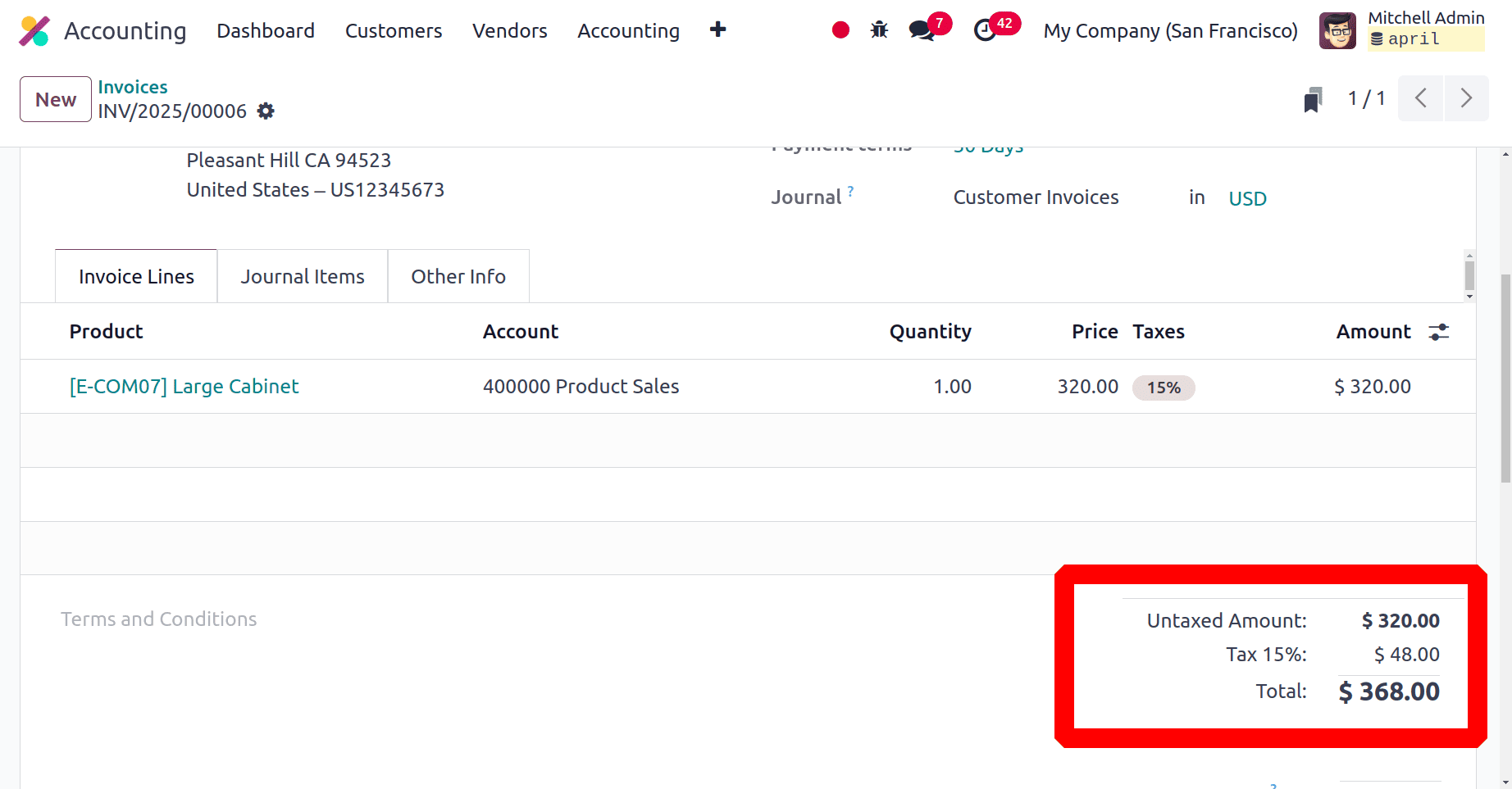 How to Manage Customer Invoices in a Business with Odoo 18 Accounting-cybrosys